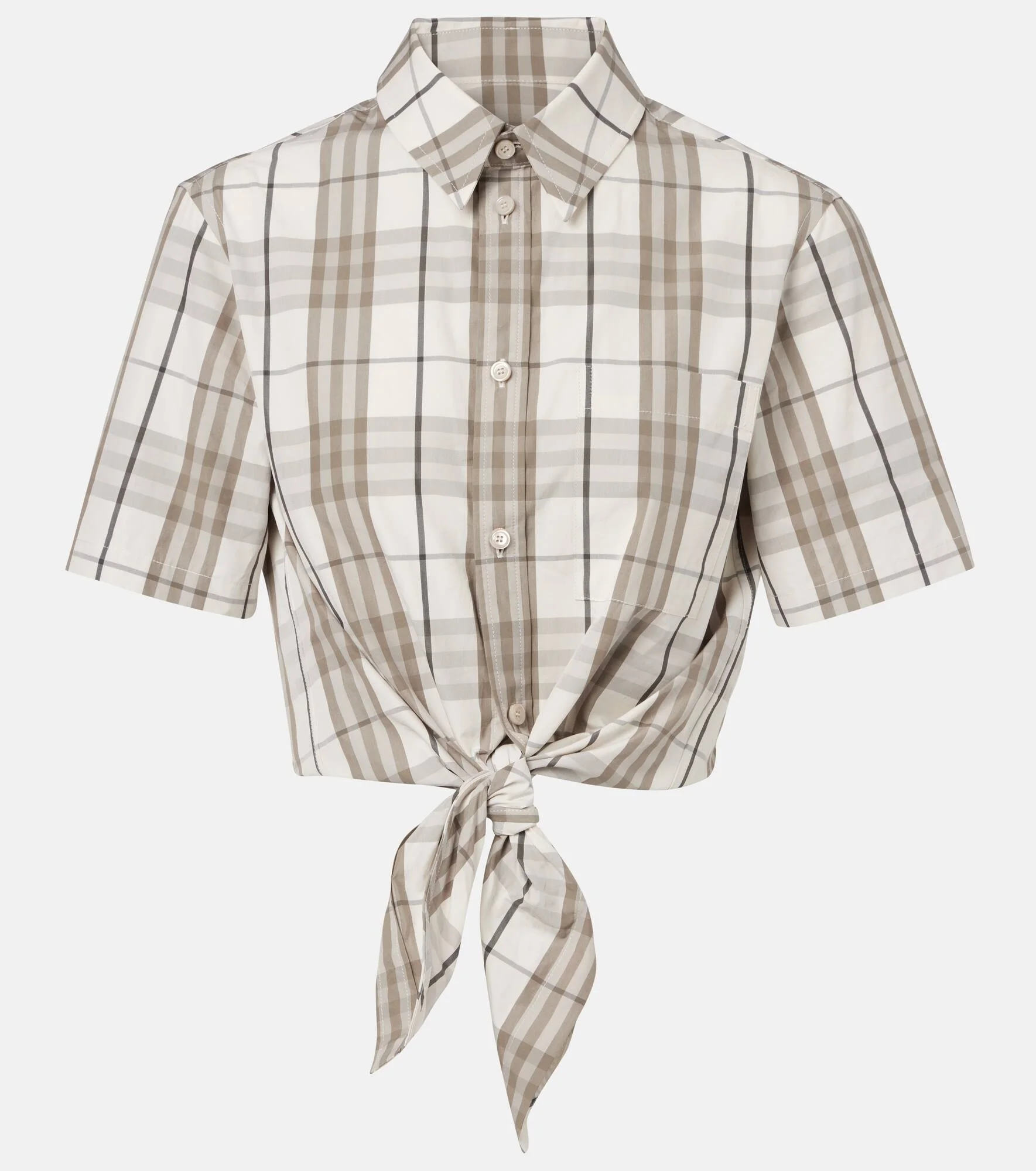 Burberry Check cotton shirt - 1
