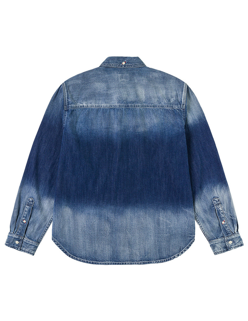 EVISU Washed Denim Shirt outlook