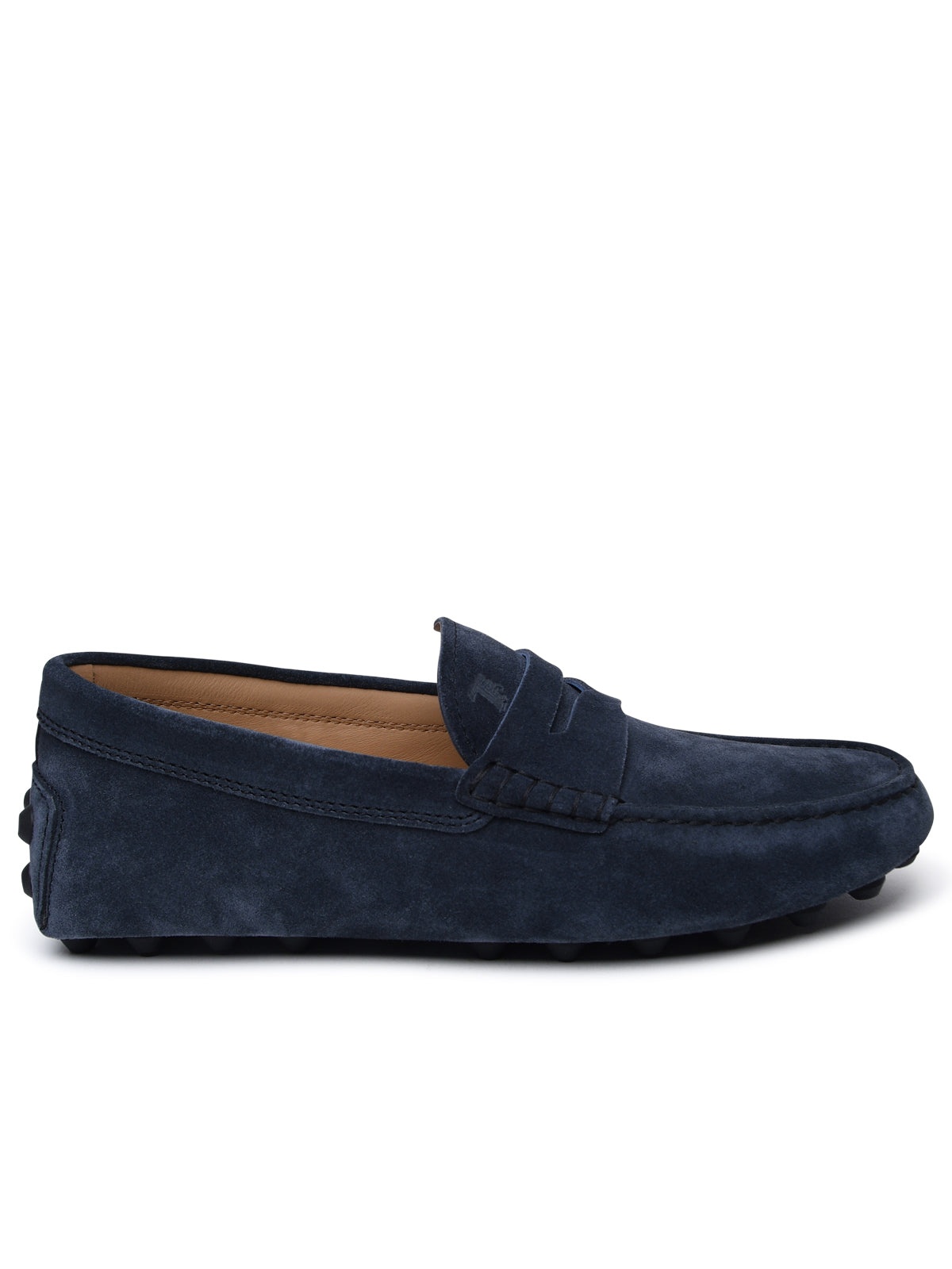 Tod's Man Blue Suede Bubble Loafers - 1
