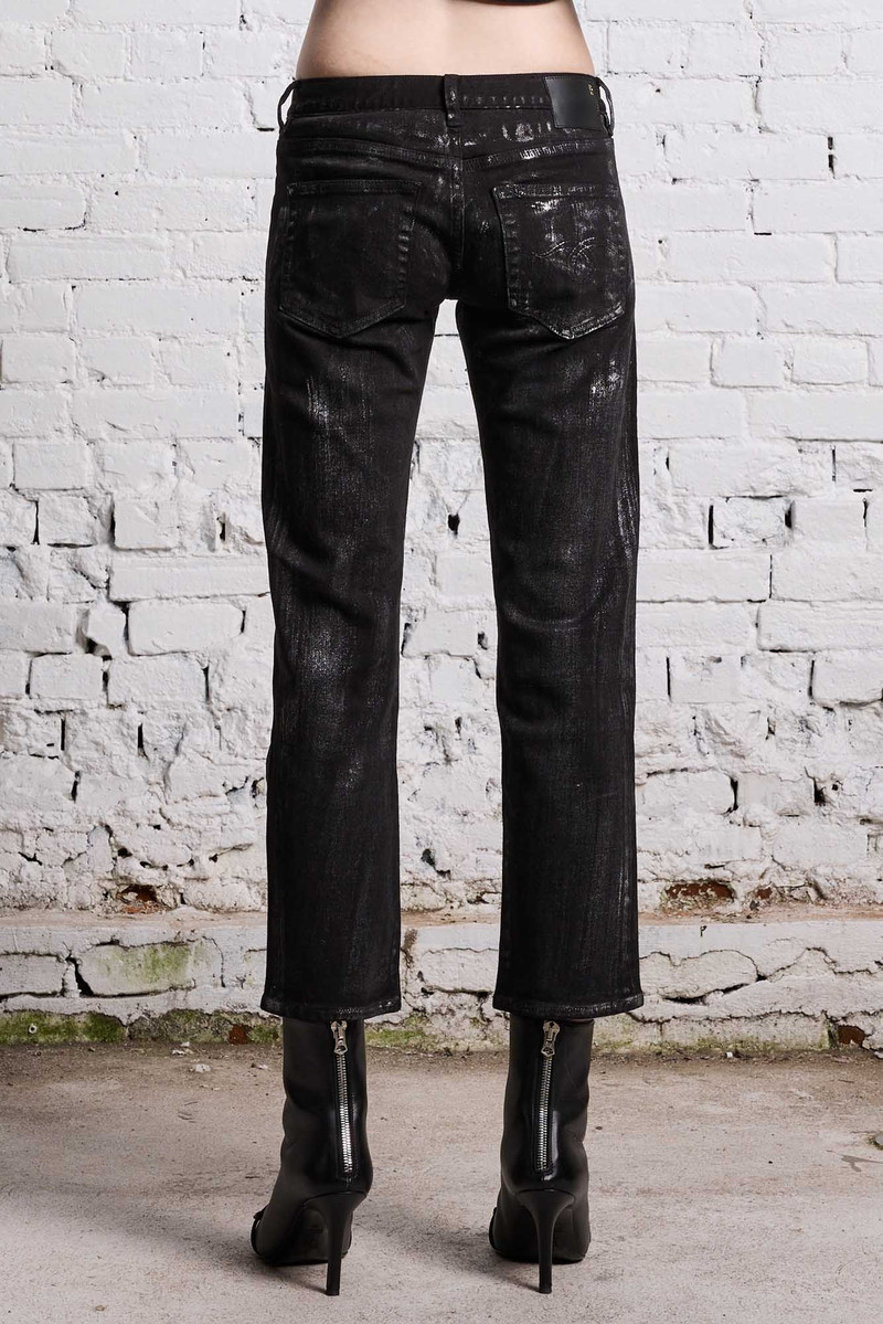 BOY STRAIGHT - SILVERED BLACK STRECH 7