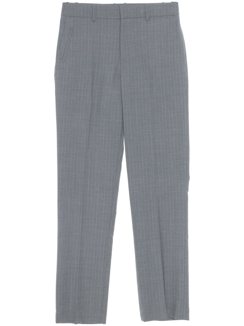 straight-leg tailored wool trousers - 1