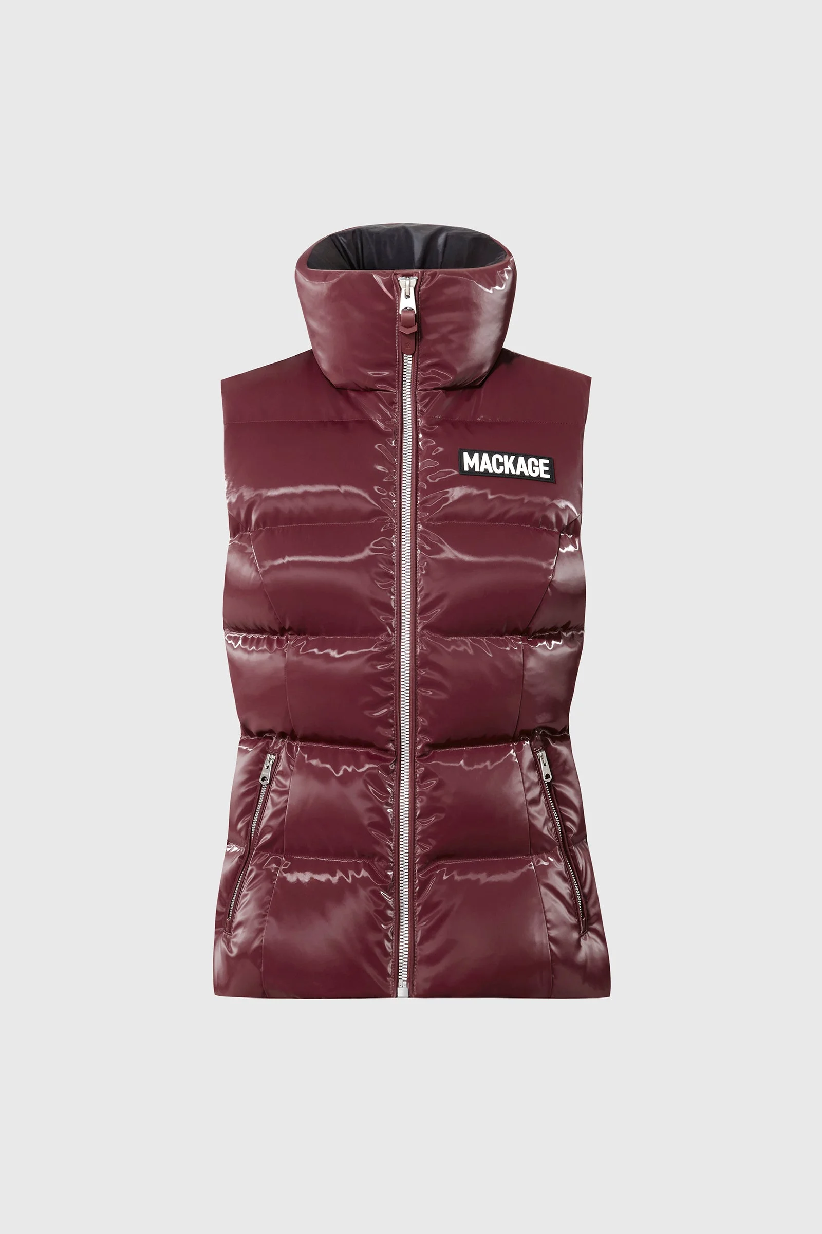 CHAYA-GLO High-Gloss Shell Down Vest - 1
