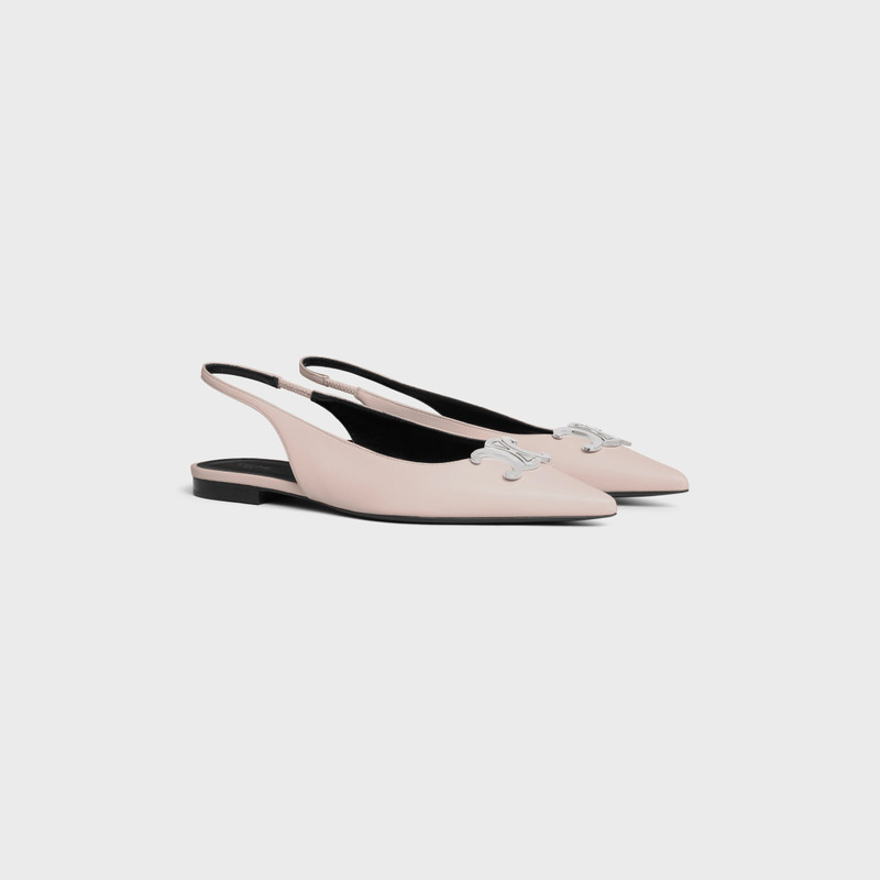 CELINE CELINE ALMA TRIOMPHE FLAT SLINGBACK in LAMBSKIN outlook