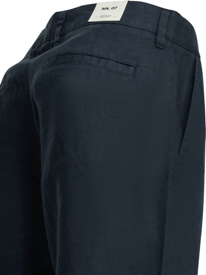 Aden straight-leg linen chinos 6
