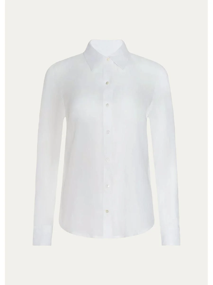 Ellery Sheer Ramie Blouse - 1