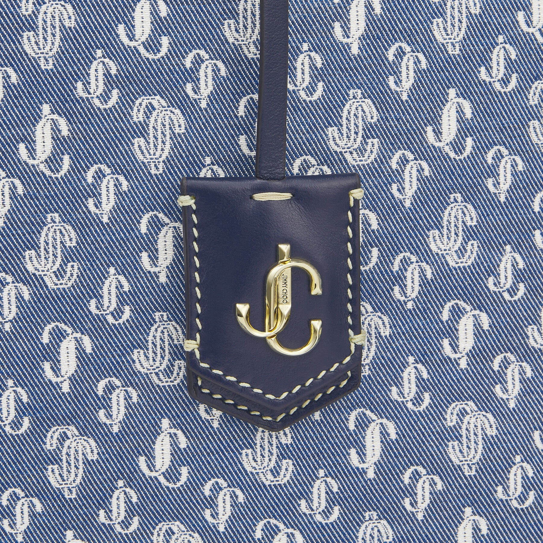 Nine2five E/W
Denim JC Monogram Tote Bag - 7