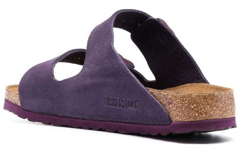 Birkenstock Arizona Soft Footbed Suede Leather Narrow Fit Sandals 'Wine' 1021265 4