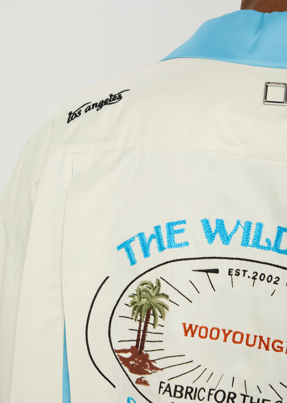 Wooyoungmi Embroidered Satin Shirt - 5