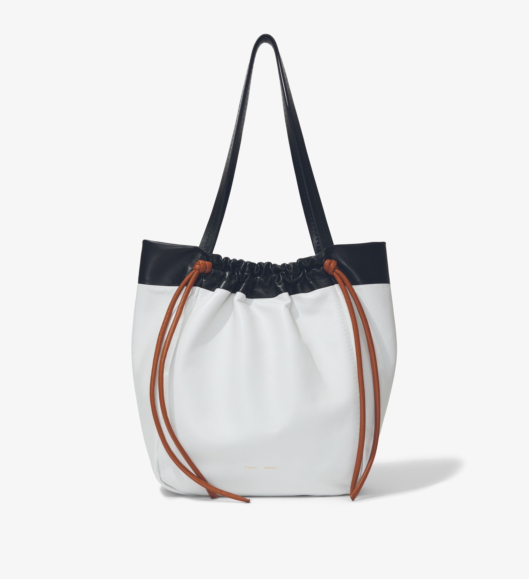 Color Block Drawstring Tote - 1