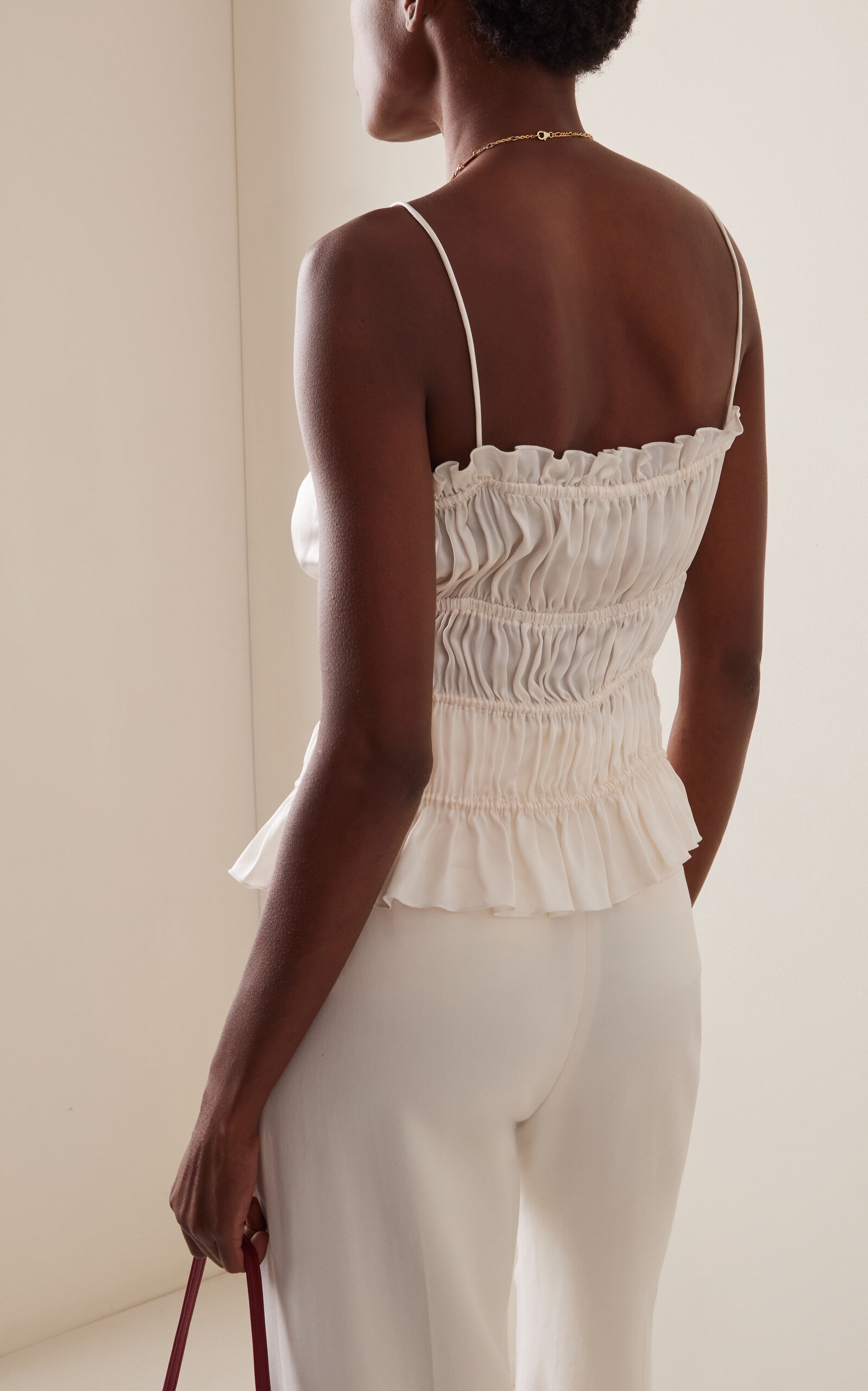 Keonie Silk Top white - 4