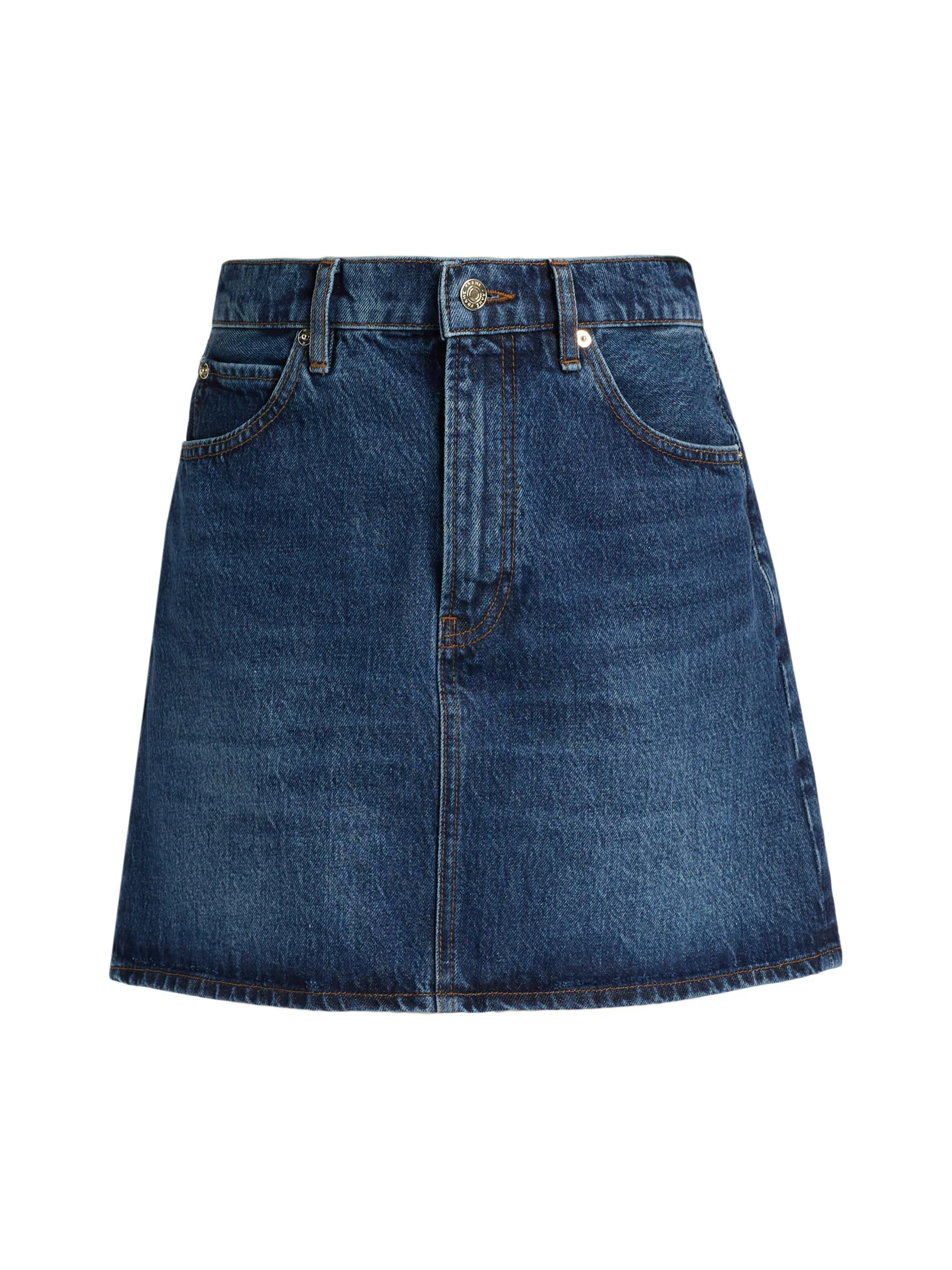 Women's High Denim Miniskirt - Acumen - 1