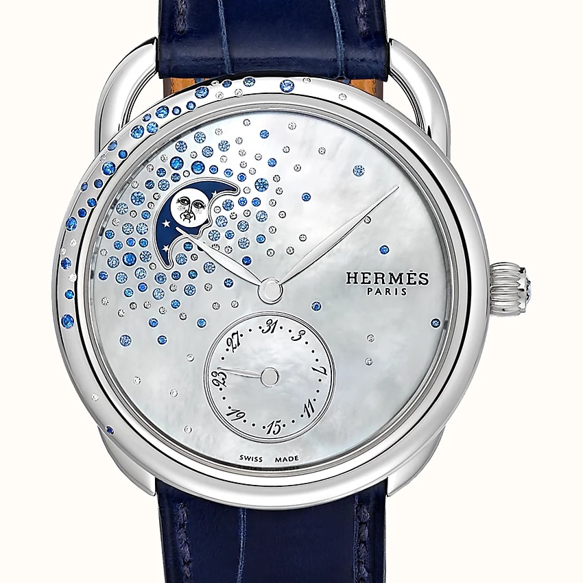 Arceau Petite Lune watch, 38 mm - 3