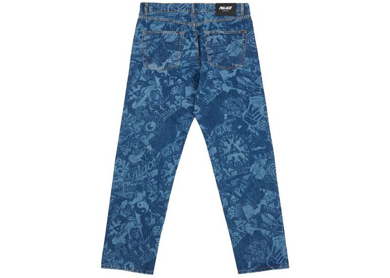 PALACE Palace Sticker Pack Denim Jean Stonewash outlook