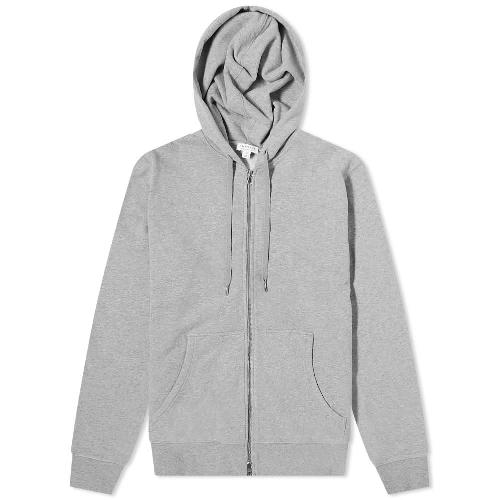 Sunspel Loopback Zip Hoody - 1