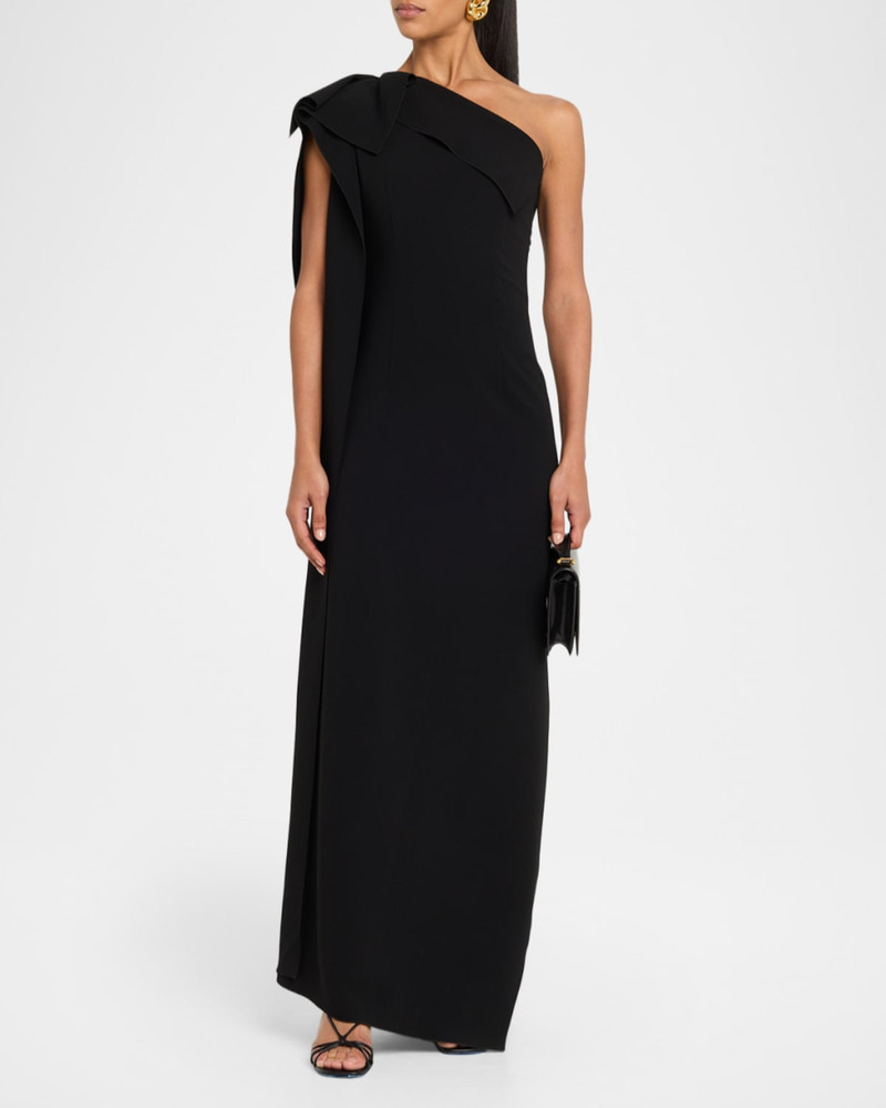 Andie Asymmetric Column Gown 4