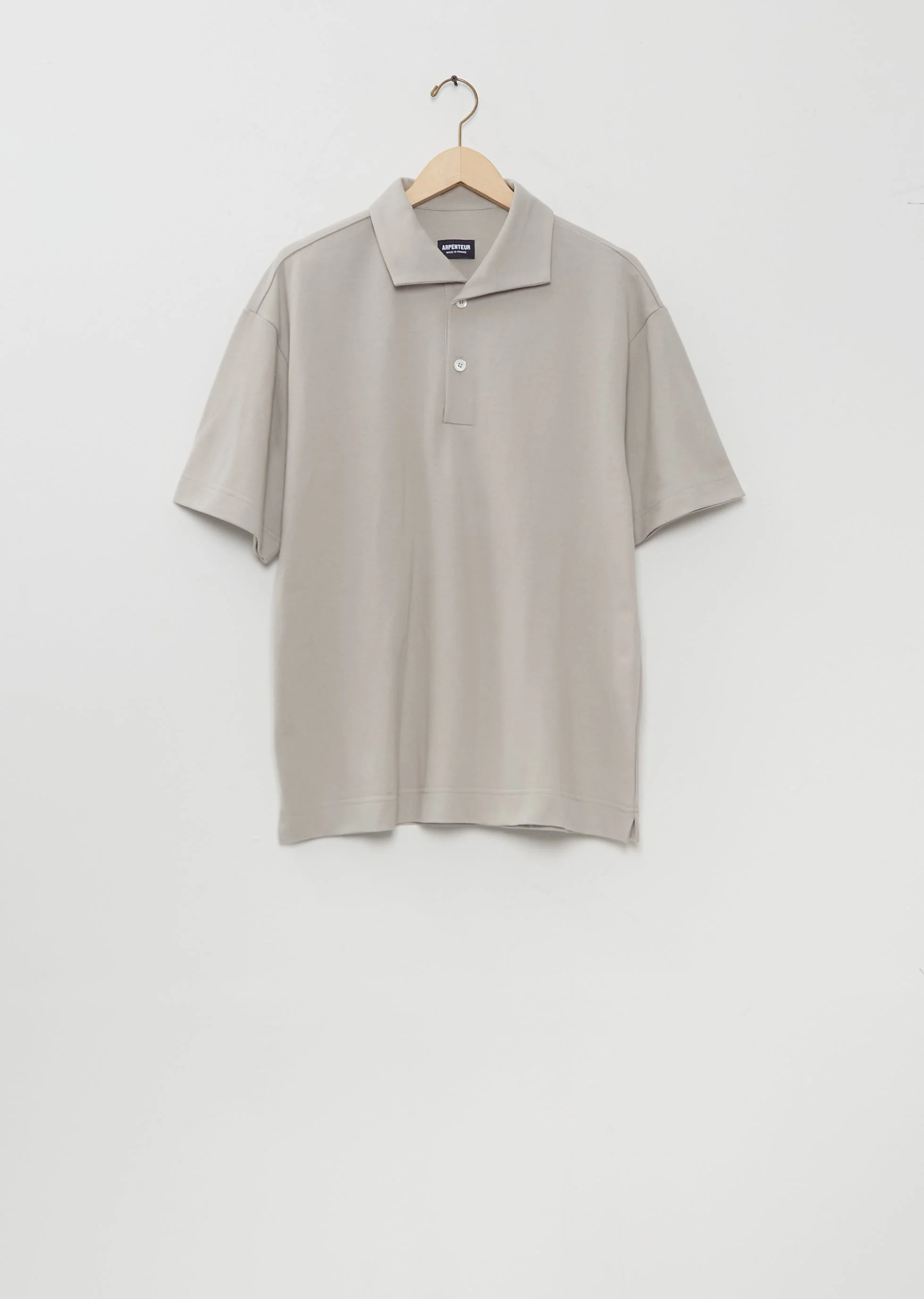 Polo Tee — Greige - 1