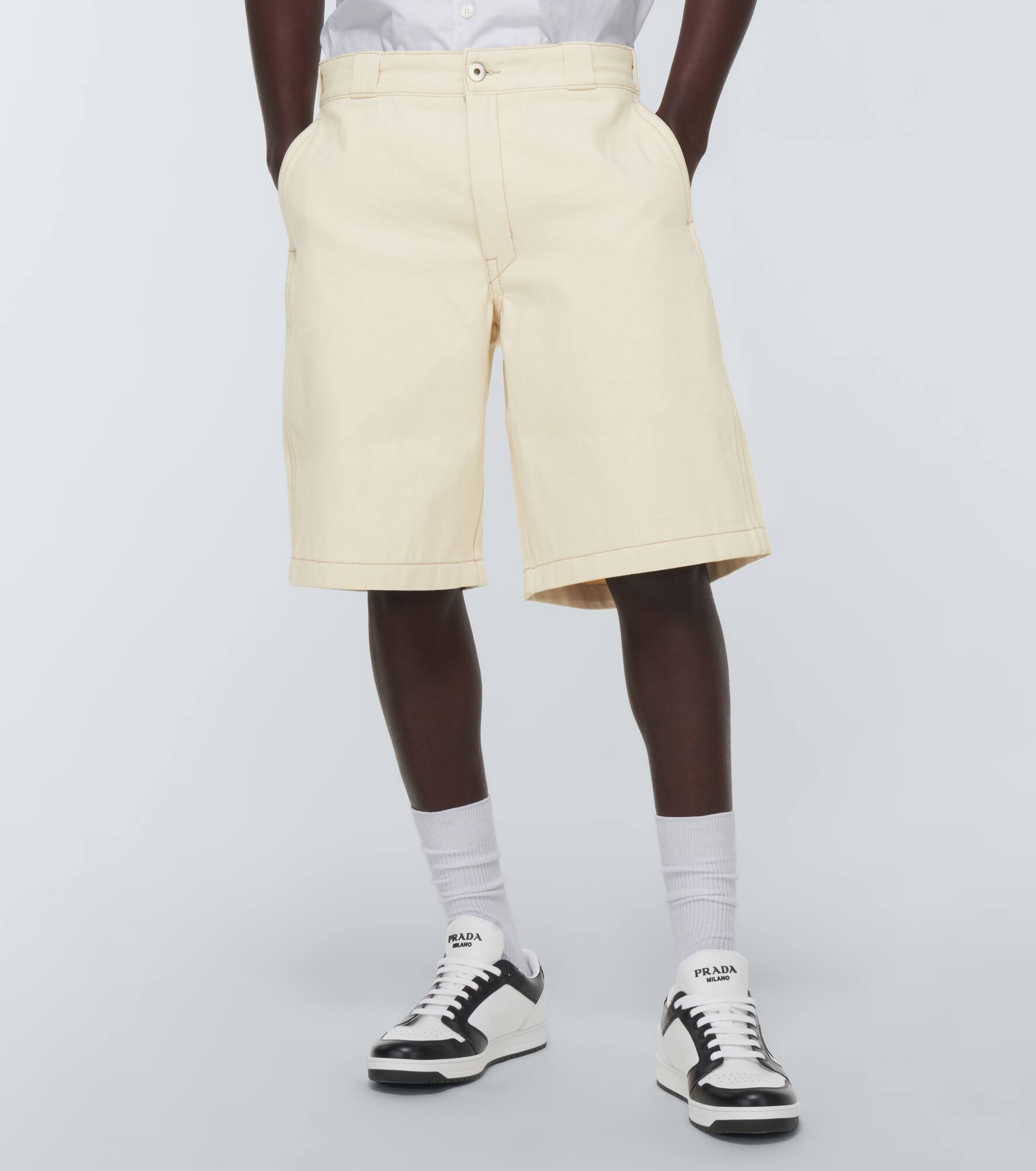 Denim Bermuda shorts - 3