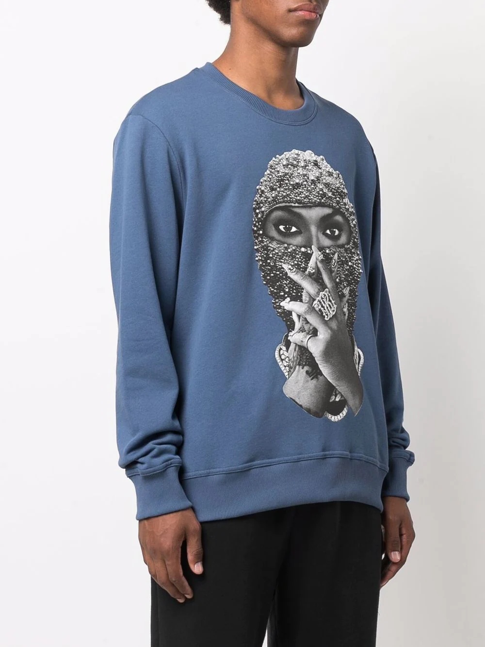 photograph-print cotton sweatshirt - 3