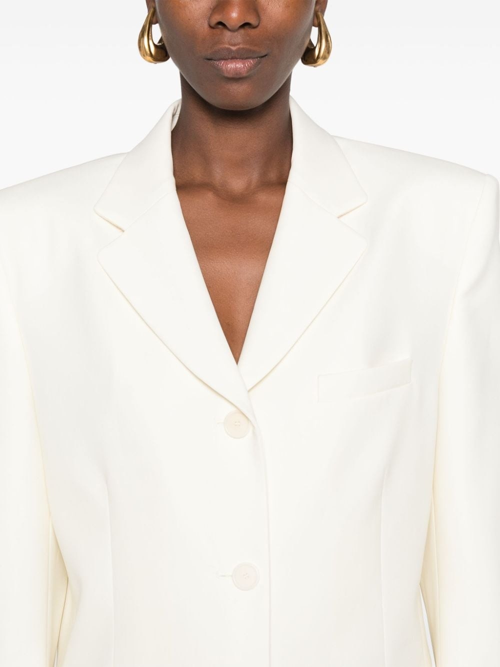 single-breasted blazer - 5