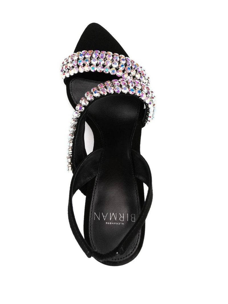 crystal-embellished leather sandals 4