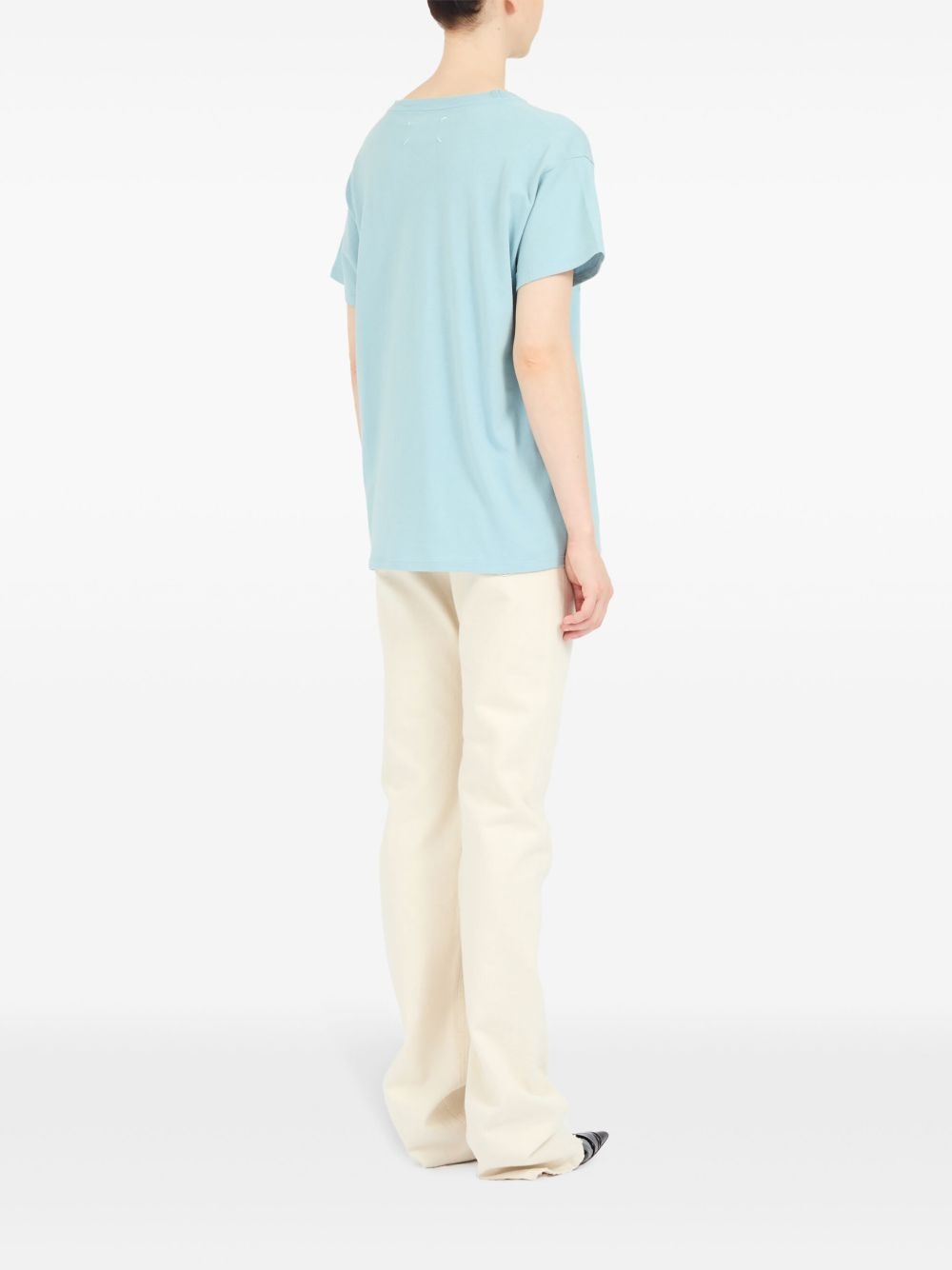 logo-print cotton T-shirt - 4