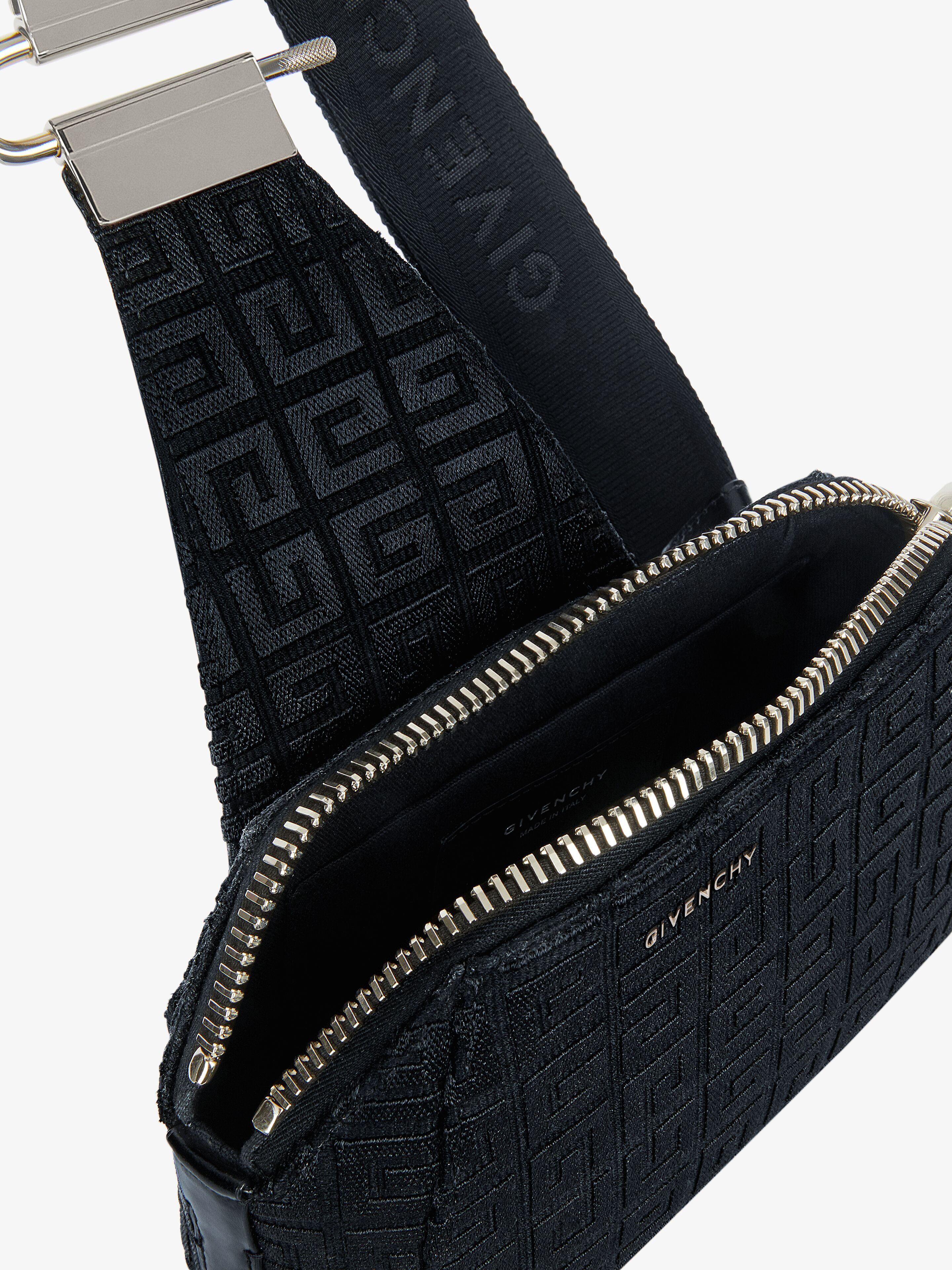 SMALL ANTIGONA CROSSBODY BAG IN 4G EMBROIDERED CANVAS - 5