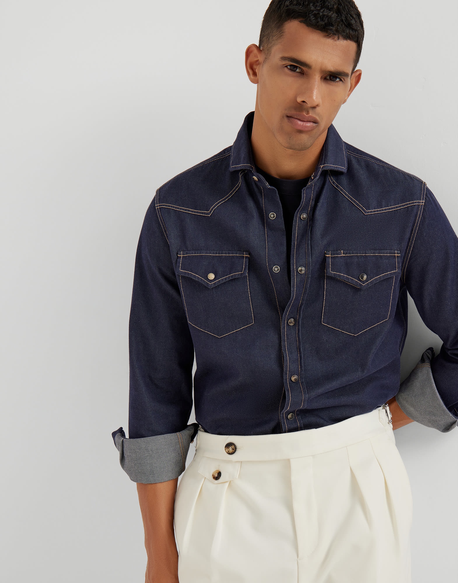 Cotton jersey crew neck T-shirt - 4