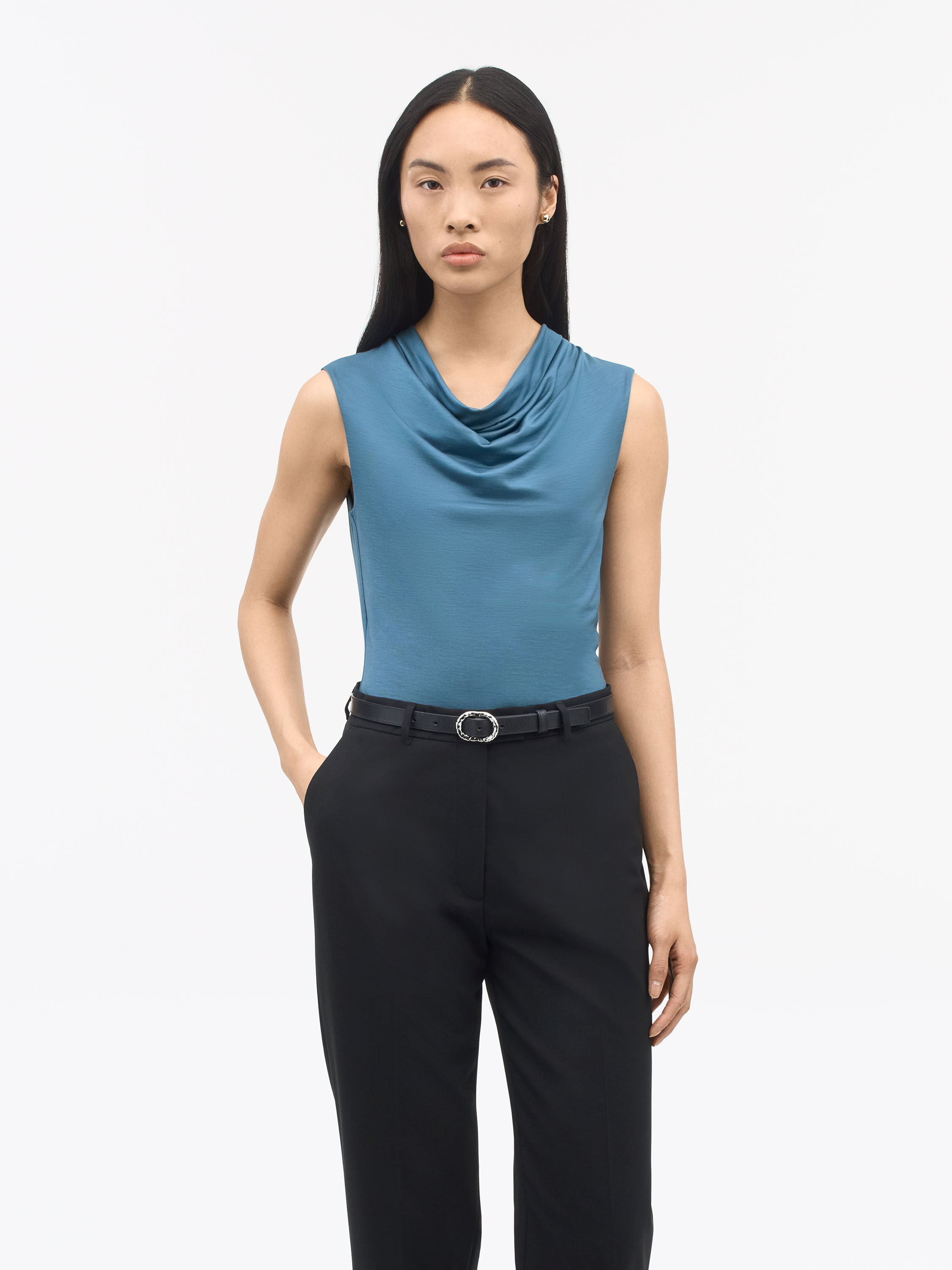 Jela Cowl-Neck Top - 2