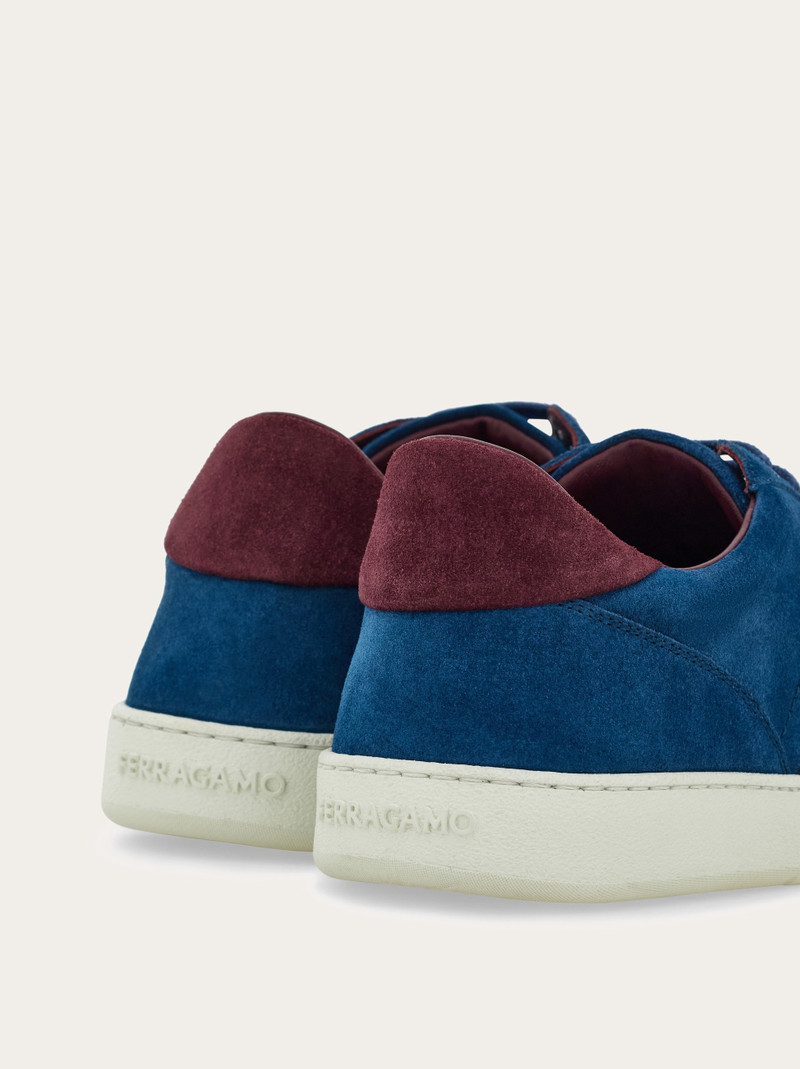 FERRAGAMO Low top sneaker with signature outlook