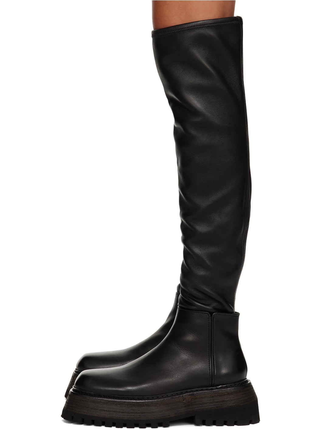 Black Quadrarmato Boots - 3