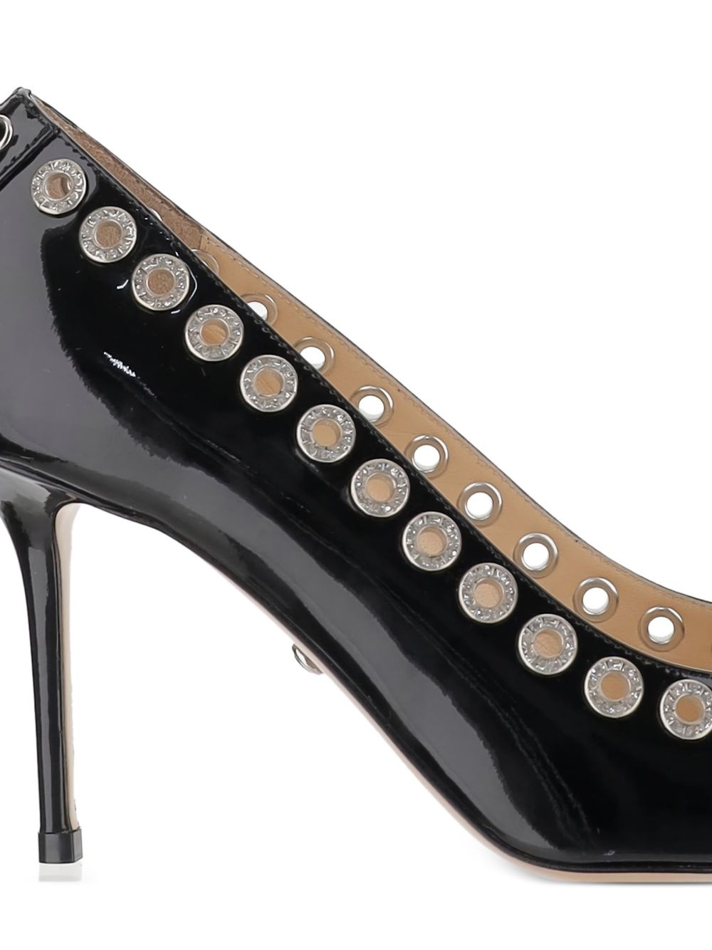 eyelet-lace pumps - 5