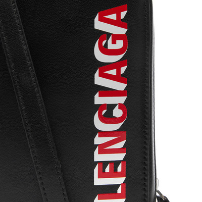 BALENCIAGA Balenciaga Leather Small Logo Shoulder Bag outlook