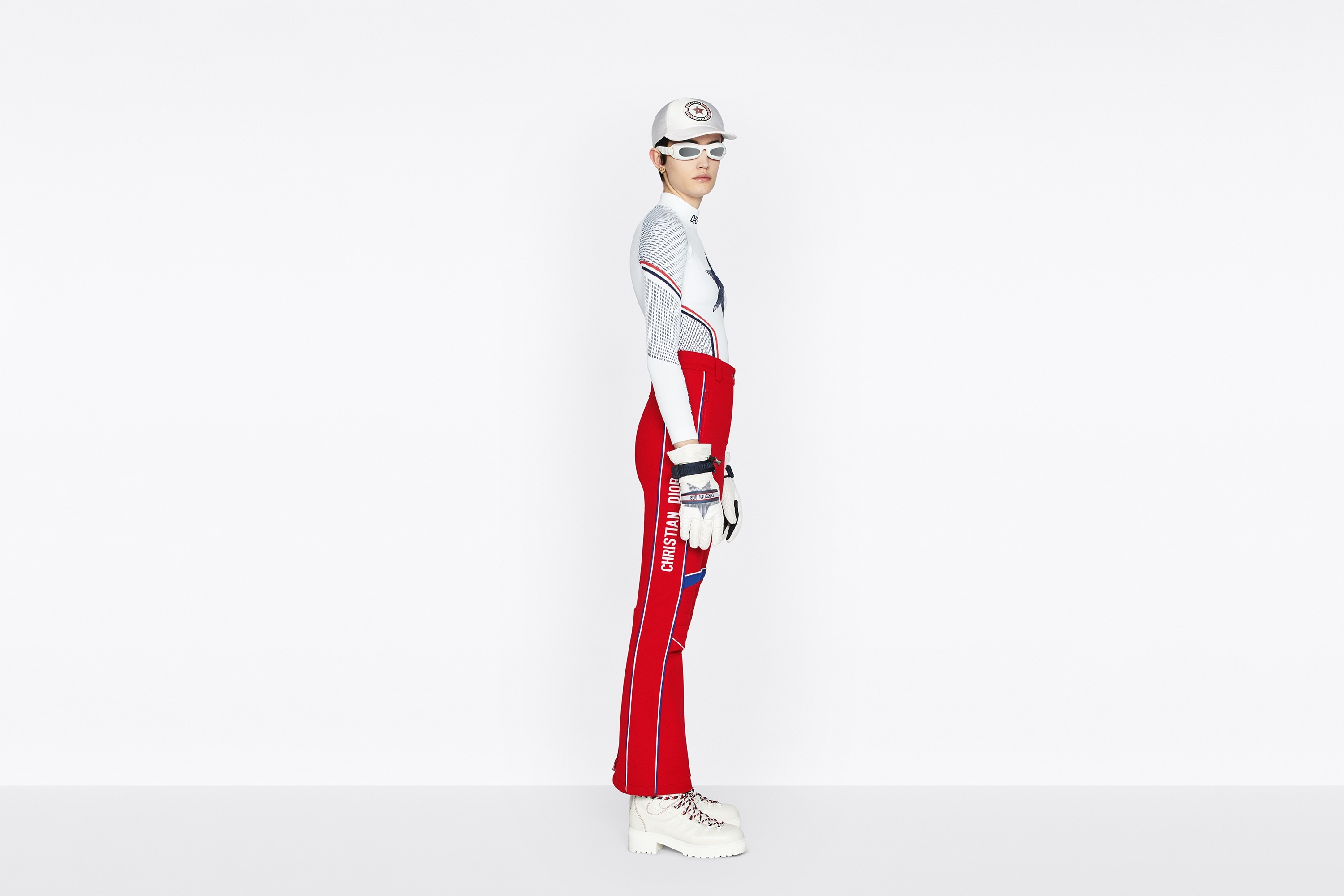 パンツ Dior Dioralps Fitted Ski Pants DiorAlps Fitted Ski Pants White Technical Fabric | DIOR