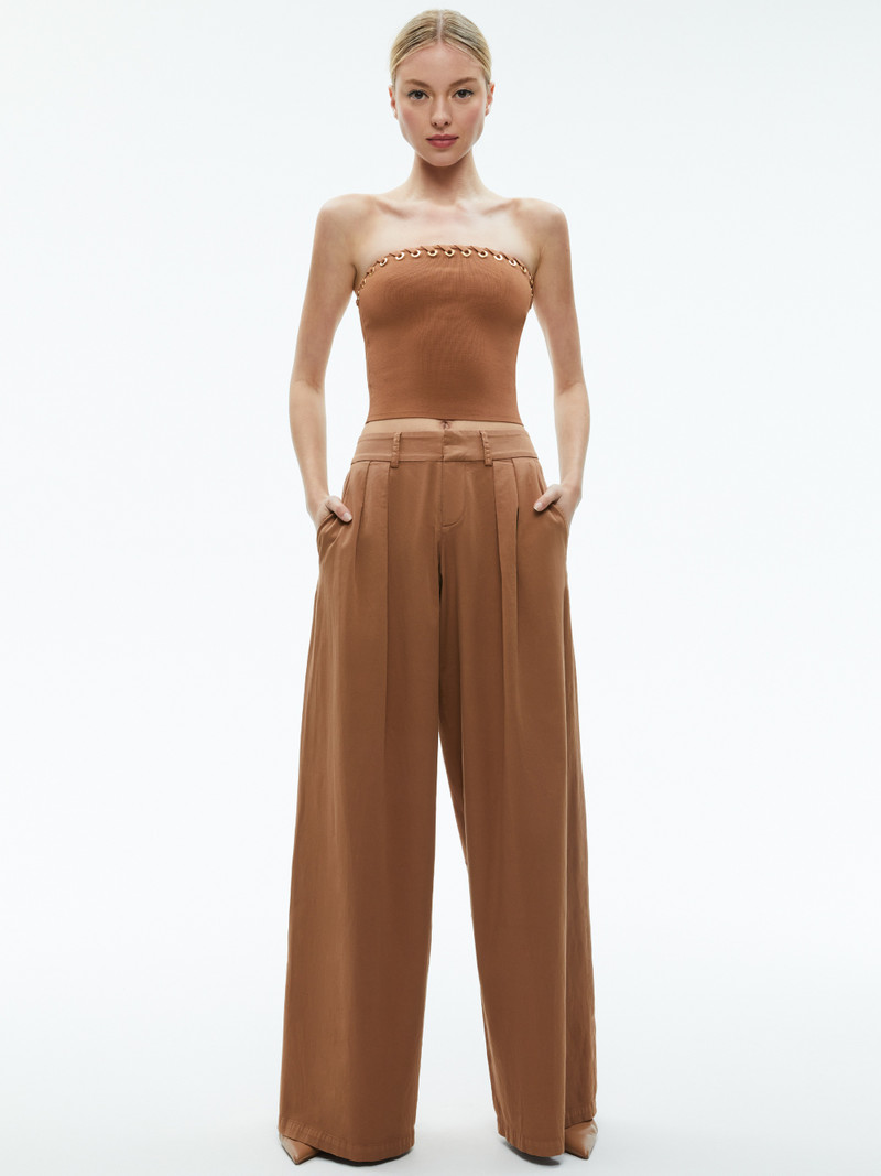 GARBO LOW RISE BAGGY TROUSERS 6