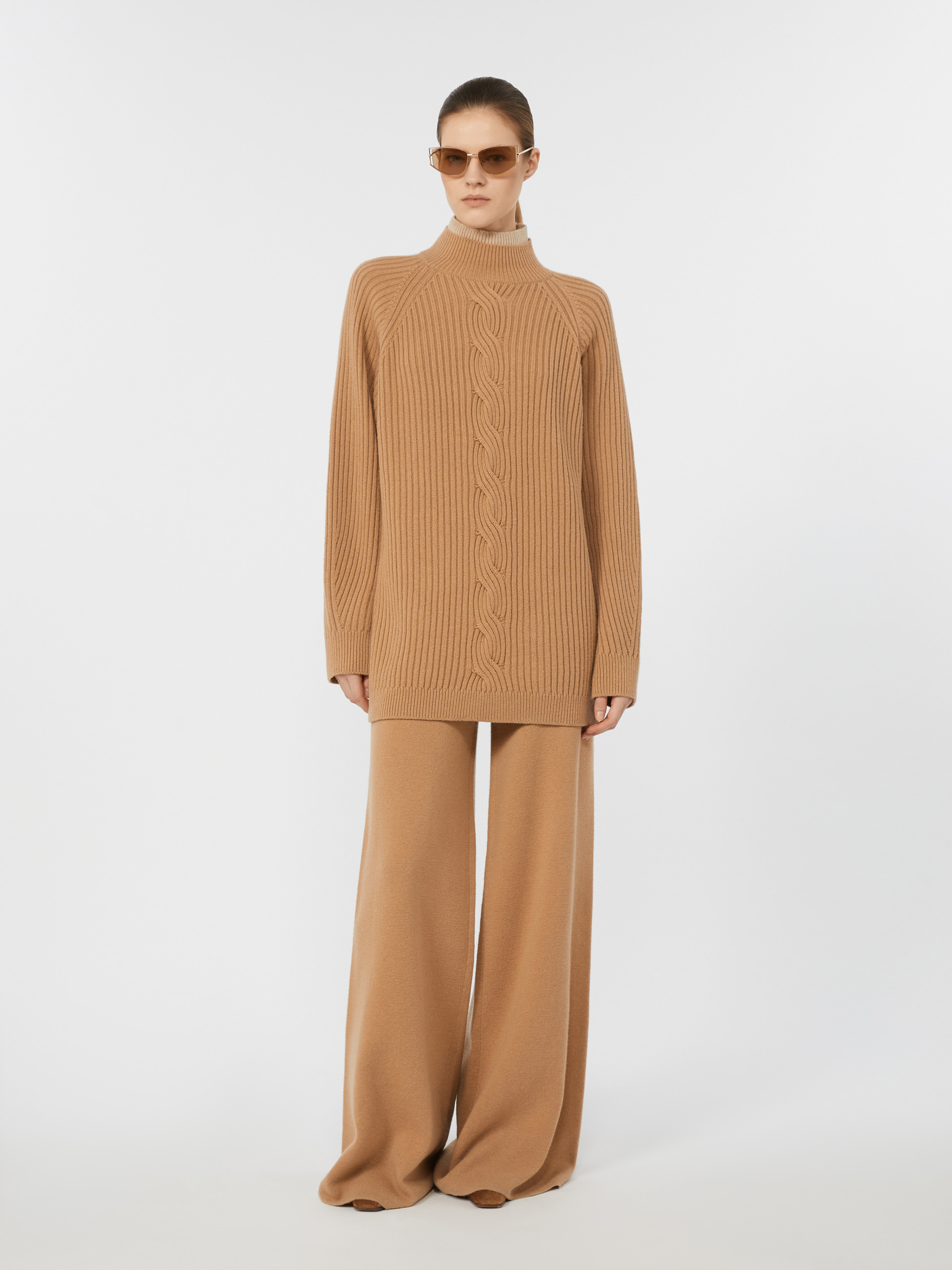 ALCAZAR Wool and cashmere cable-knit jumper - 2