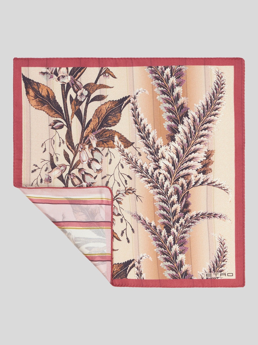 PRINTED SILK POCKET SQUARE - 2