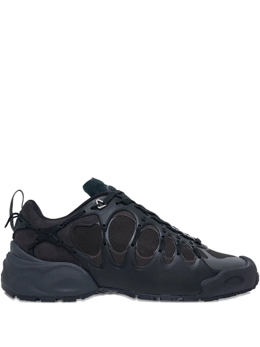 lace-up sculpted trainers - 1