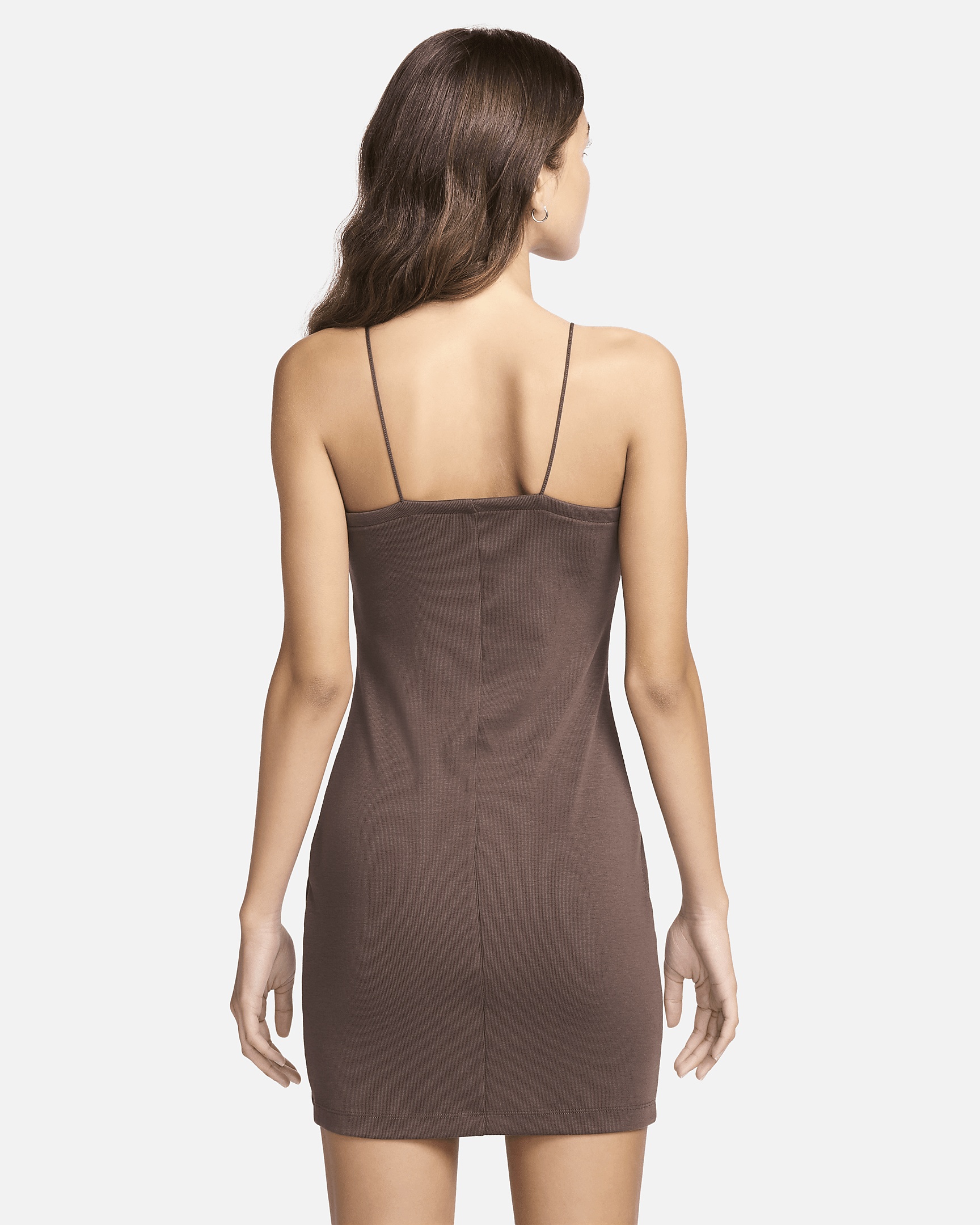 Women's Nike Sportswear Chill Knit Tight Mini-Rib Cami Dress - 2