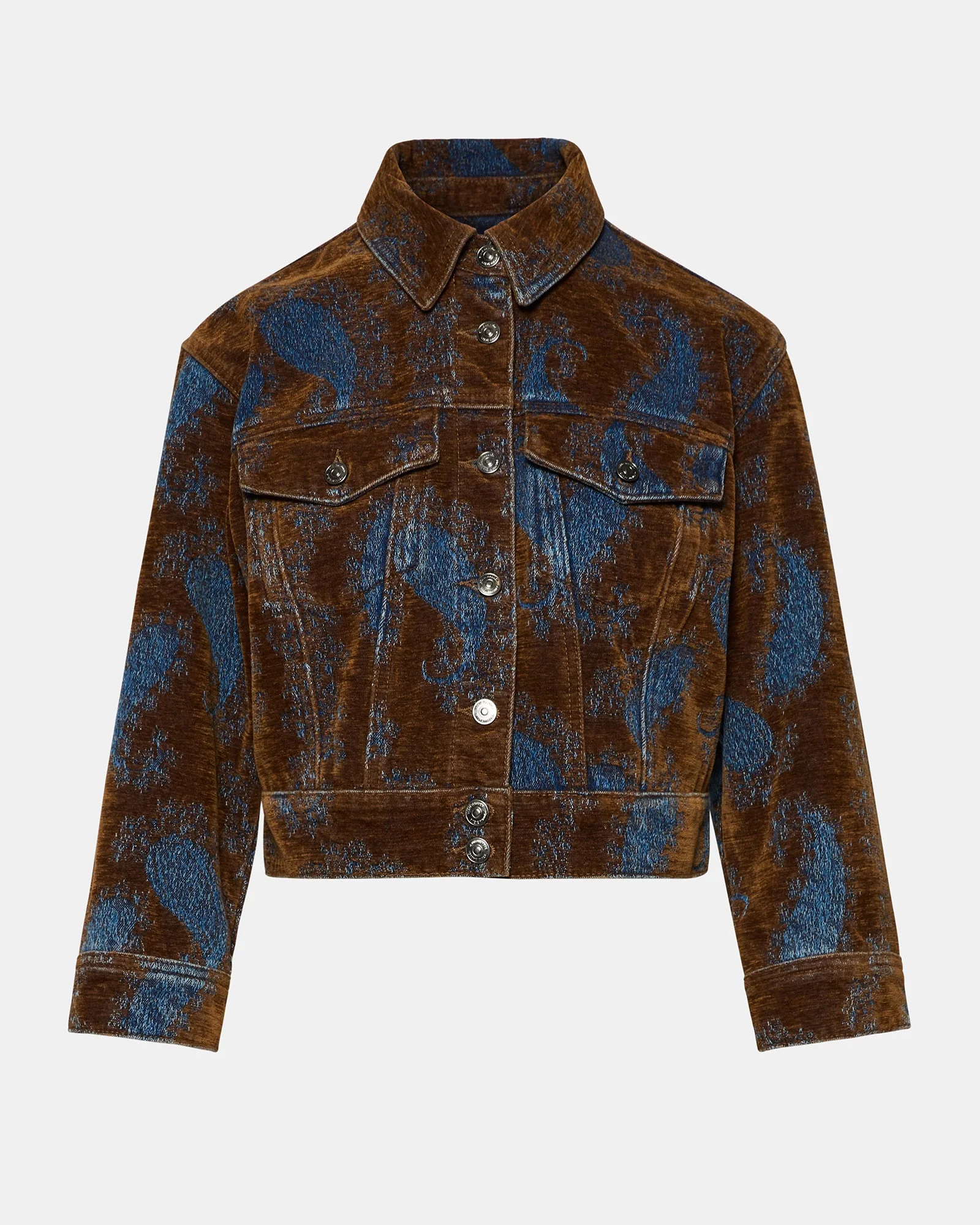 DOVE JACKET TEAL PAISLEY - 1