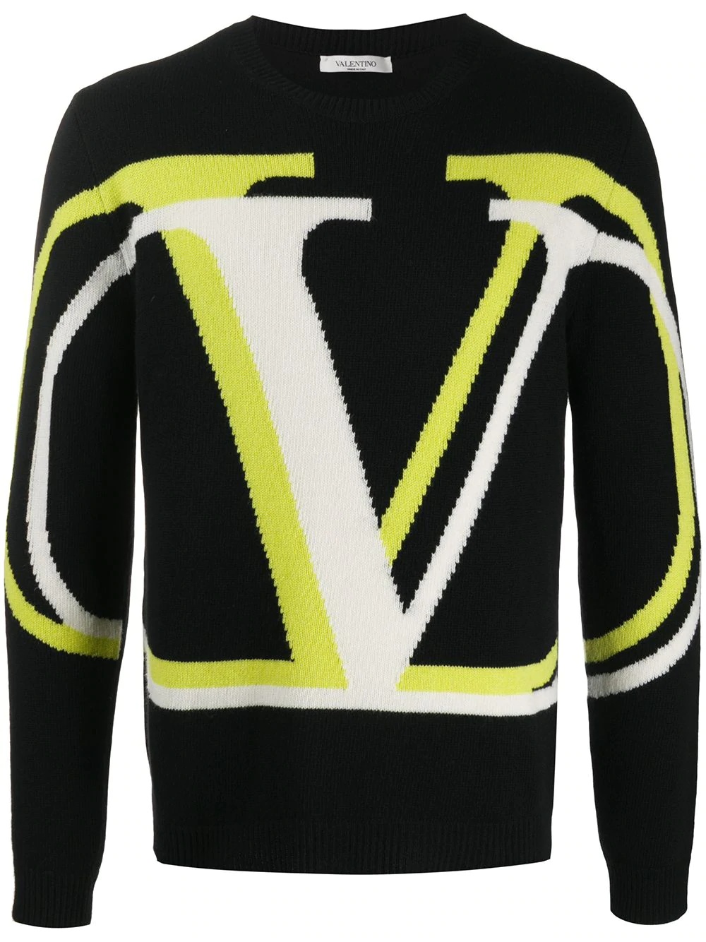 VLOGO intarsia jumper - 1