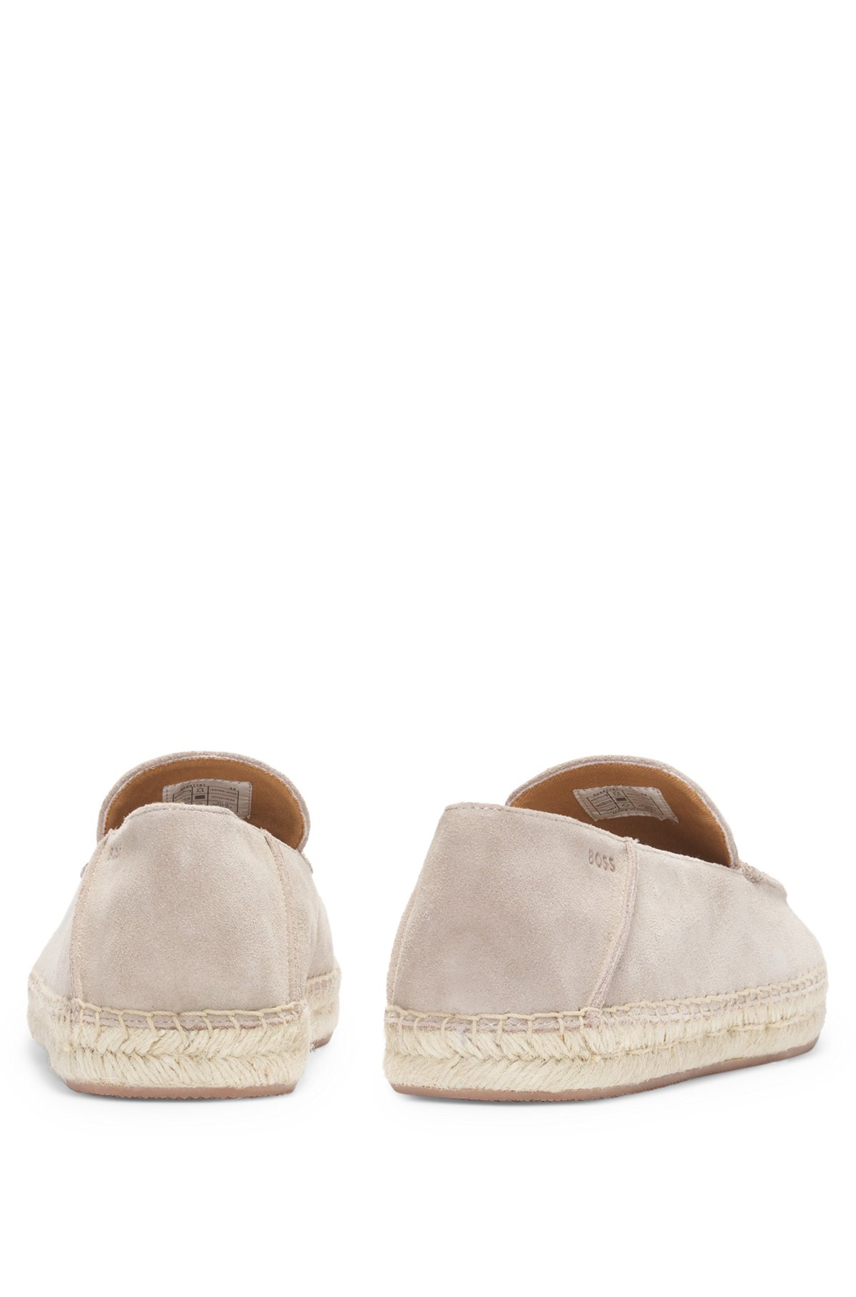 SUEDE ESPADRILLES WITH MONOGRAMMED VAMP - 5