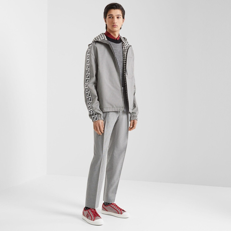 FENDI Multicolor wool pants outlook