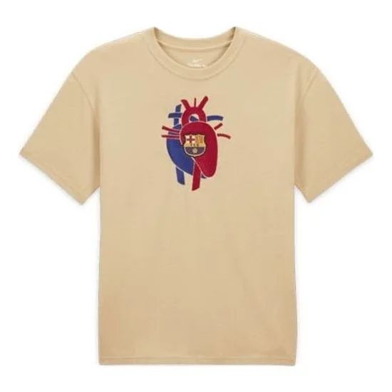 Nike x FC Barcelona x Patta Max90 T-Shirt 'Tan' FJ4208-252 - 1