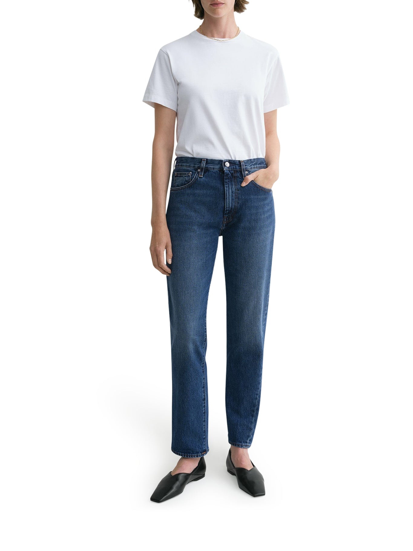 TWISTED SEAM DENIM WORN BLUE - 2
