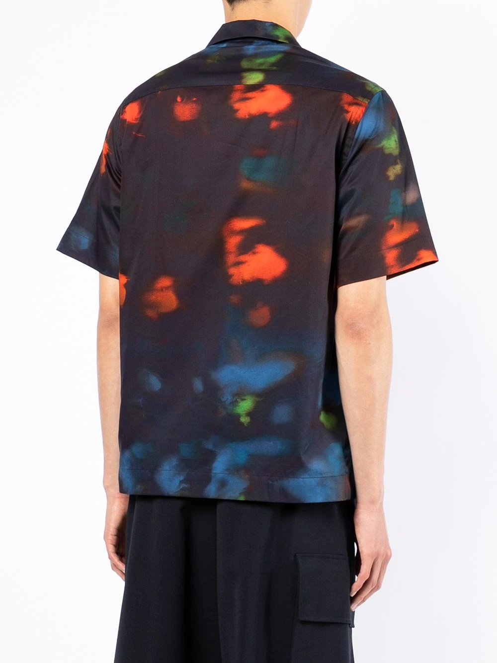 dyed effect cotton shirt - 4