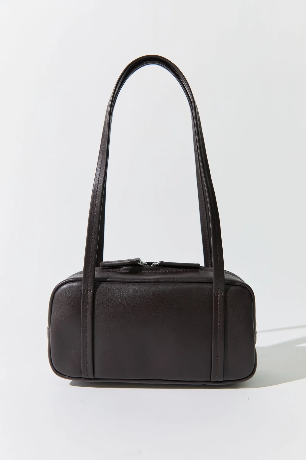Petit Dual Zip Bag - Coffee - 1