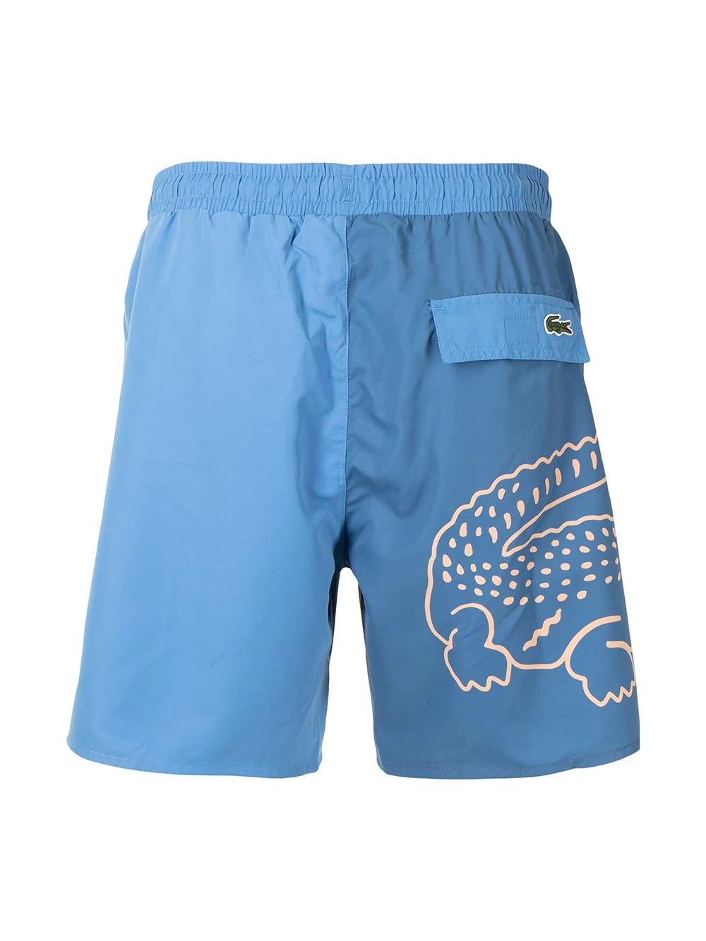 logo-print two-tone swim shorts - 2