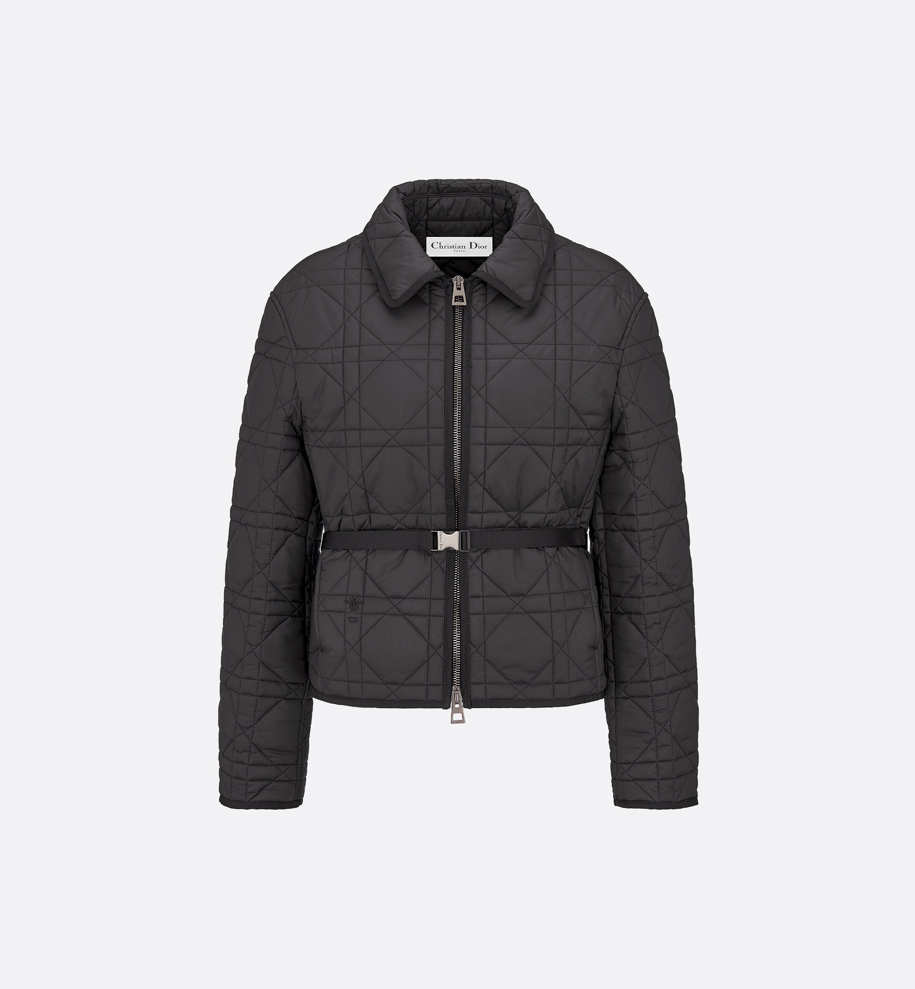 Macrocannage Belted Peacoat - 1