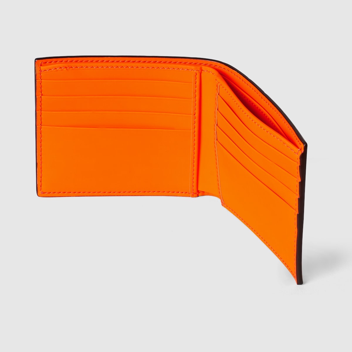 GG rubber-effect bi-fold wallet - 4