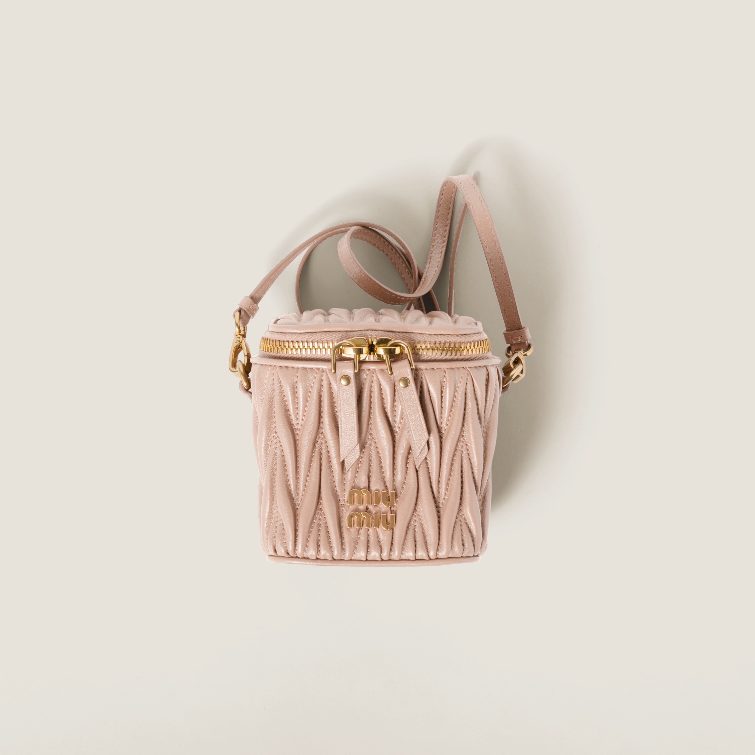 Miu Miu Matelassé nappa leather micro bag | REVERSIBLE